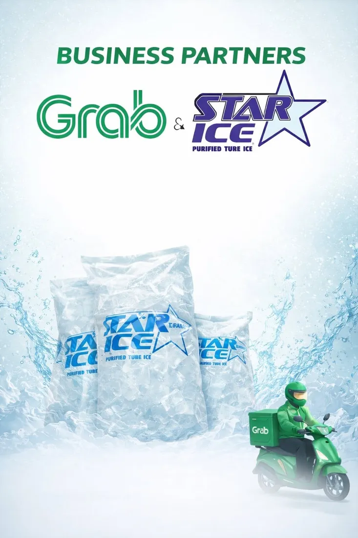 Supporting Star-Ice and Grab business partner promotional artwork